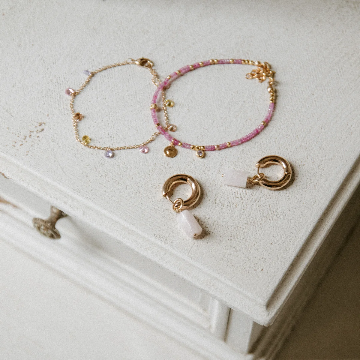 Bracelet Pastel - pierres breloques Diamant – Image 6
