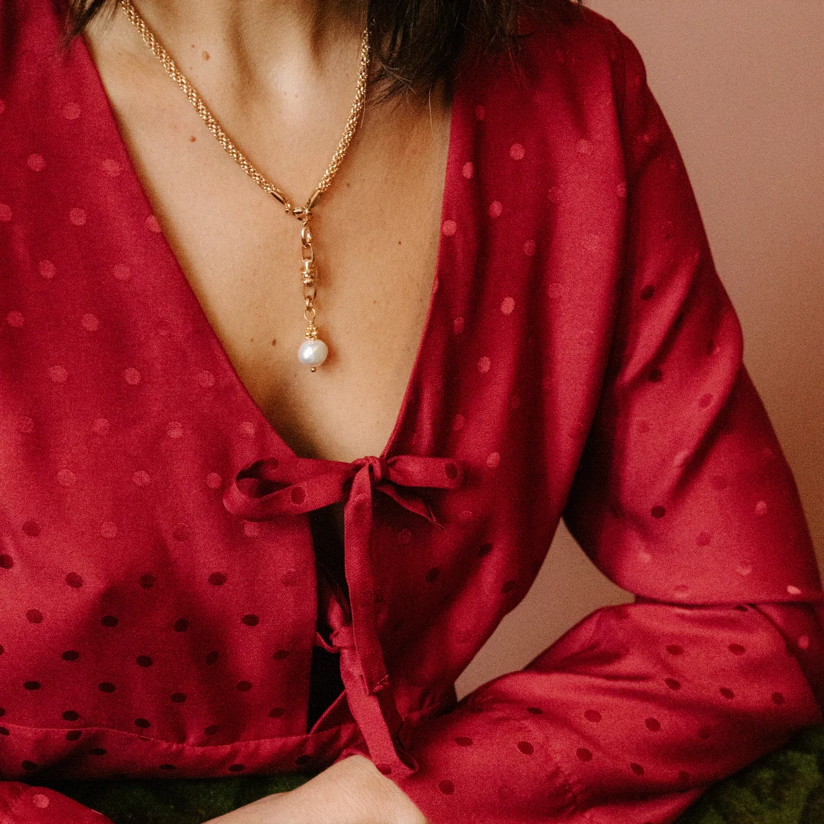 Collier Deva - Perle Nacre – Image 2