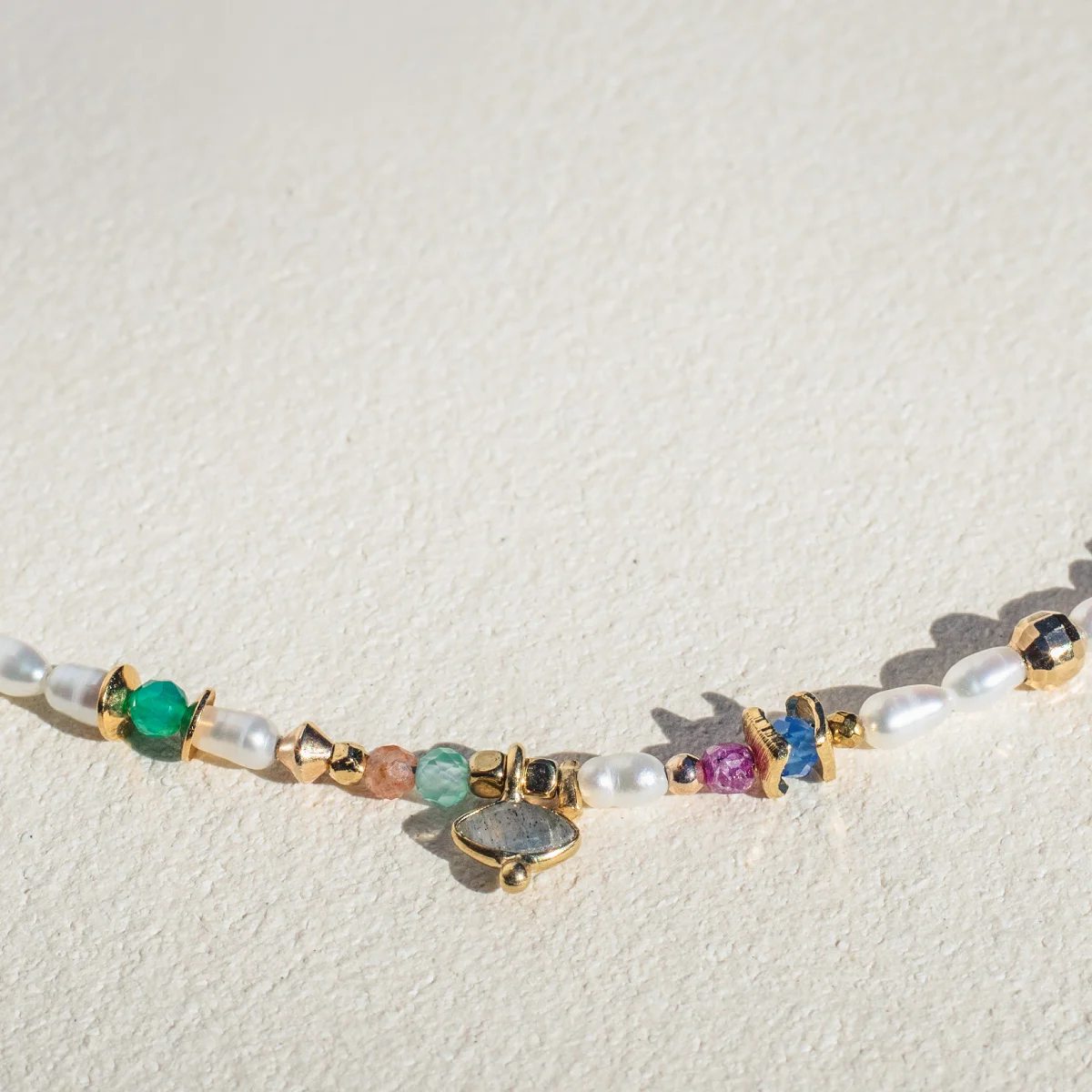 Collier Zazie - Perles de culture & Pierres