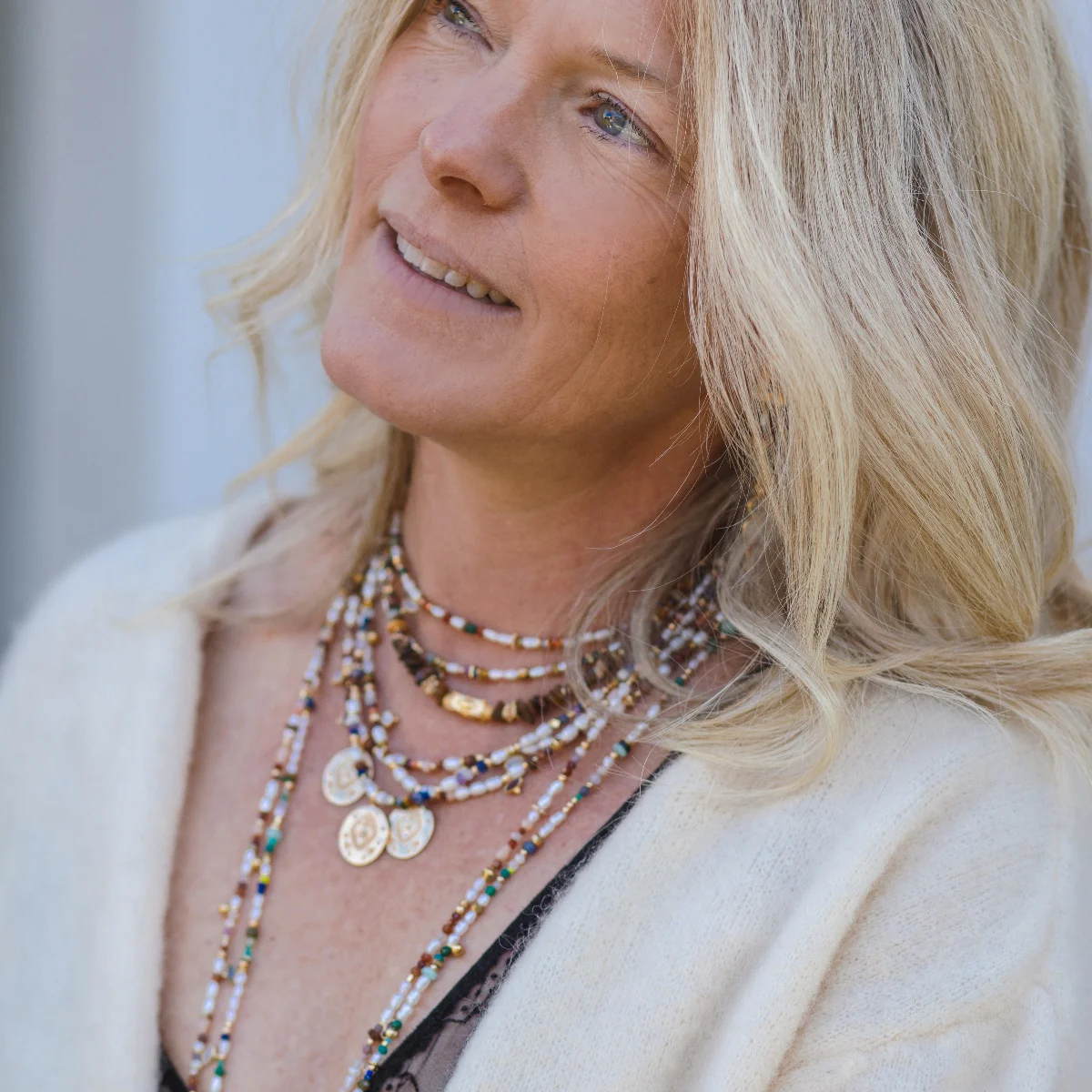 Collier Zazie - Perles de culture & Pierres – Image 4